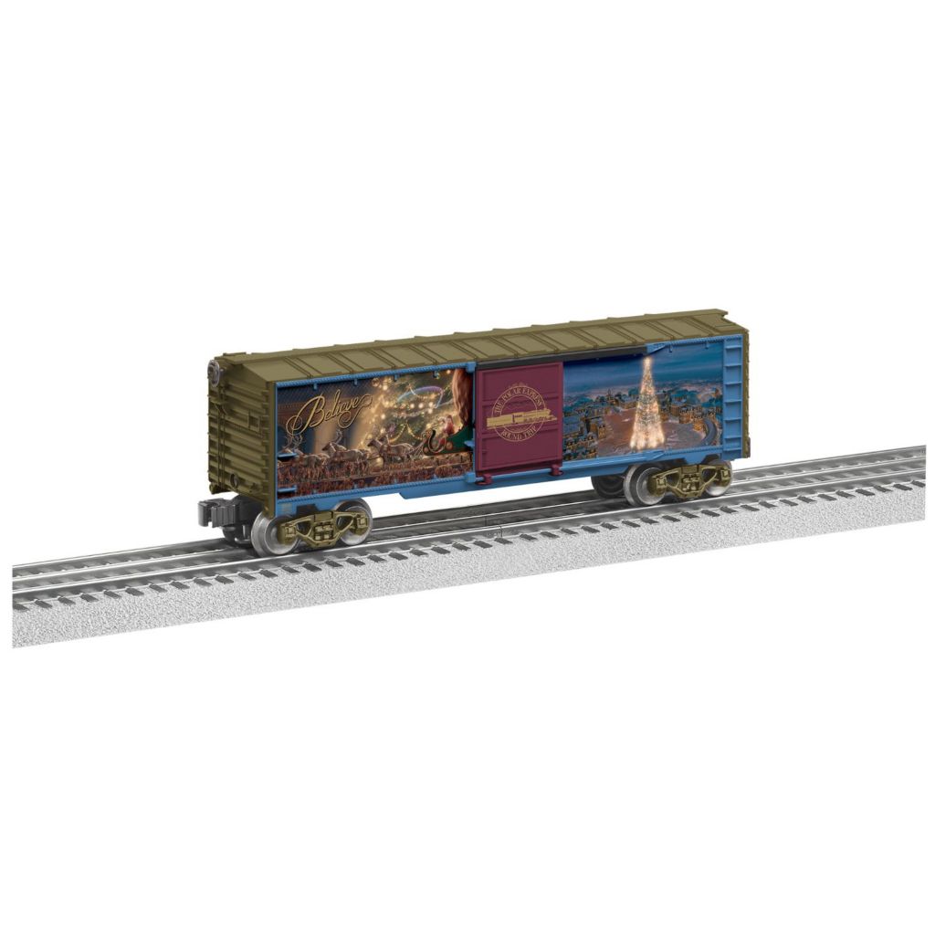 Lionel Warner Brothers The Polar Express Illuminated O-Gauge Model Train  Boxcar