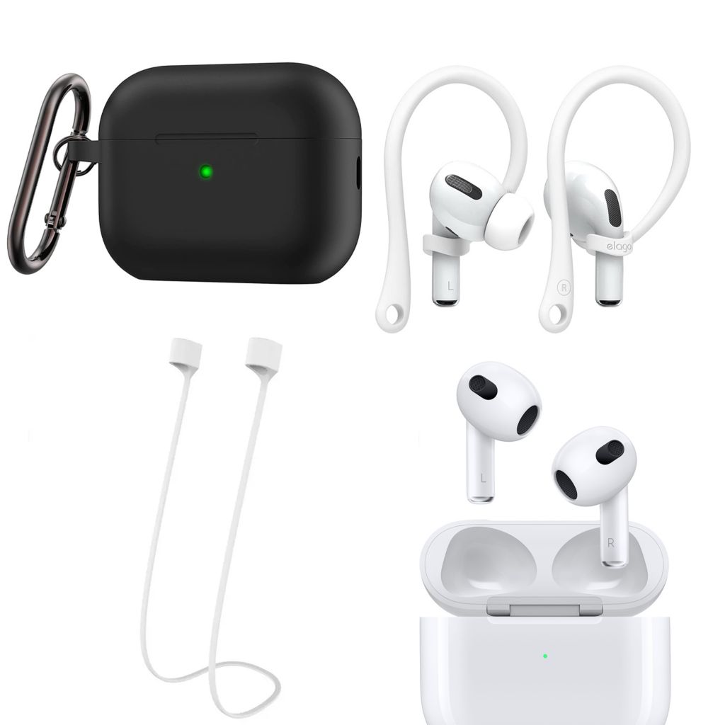 Apple® AirPods 3rd Generation w/ Lightning Charging Case Bundle