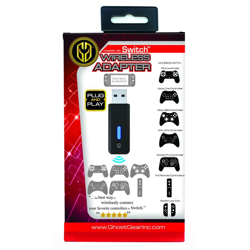 Nintendo switch bluetooth adapter 2024 controller