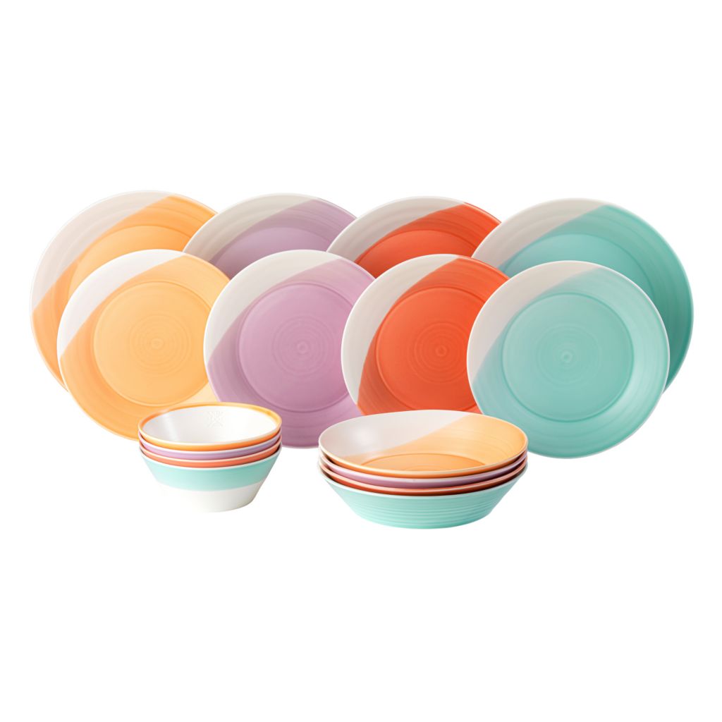 Royal Doulton 1815 Brights Multicolor 16 Piece Dinnerware Set ShopHQ