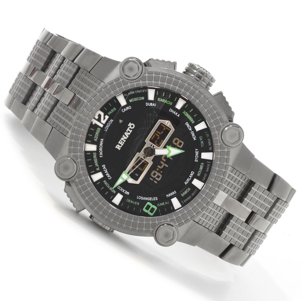 Issabelle gunmetal silent alarm clock