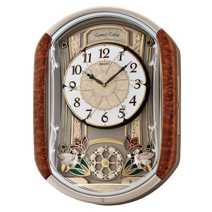 Seiko Melodies In Motion Limited Edition Lovely Garden Wall Clock on sale at shophq 605 500