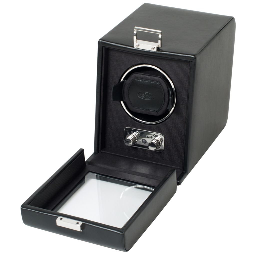 Heritage by WOLF Single Watch Winder w Cover ShopHQ