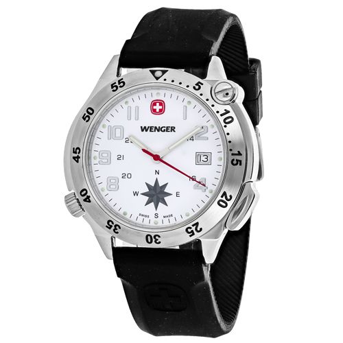 wenger watch with analog compass