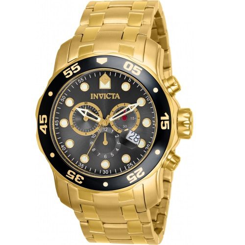 Buy INVICTA Pro Diver 48 mm Black Dial Stainless Steel Analogue