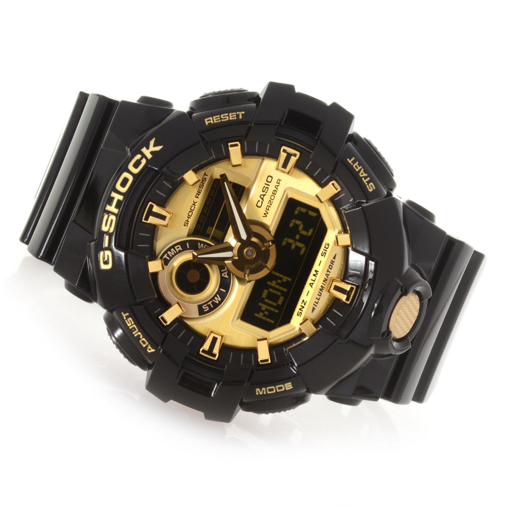 g shock analog digital set time