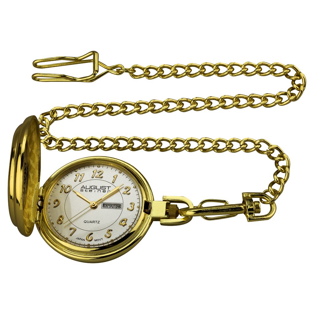 pocket watch with day and date