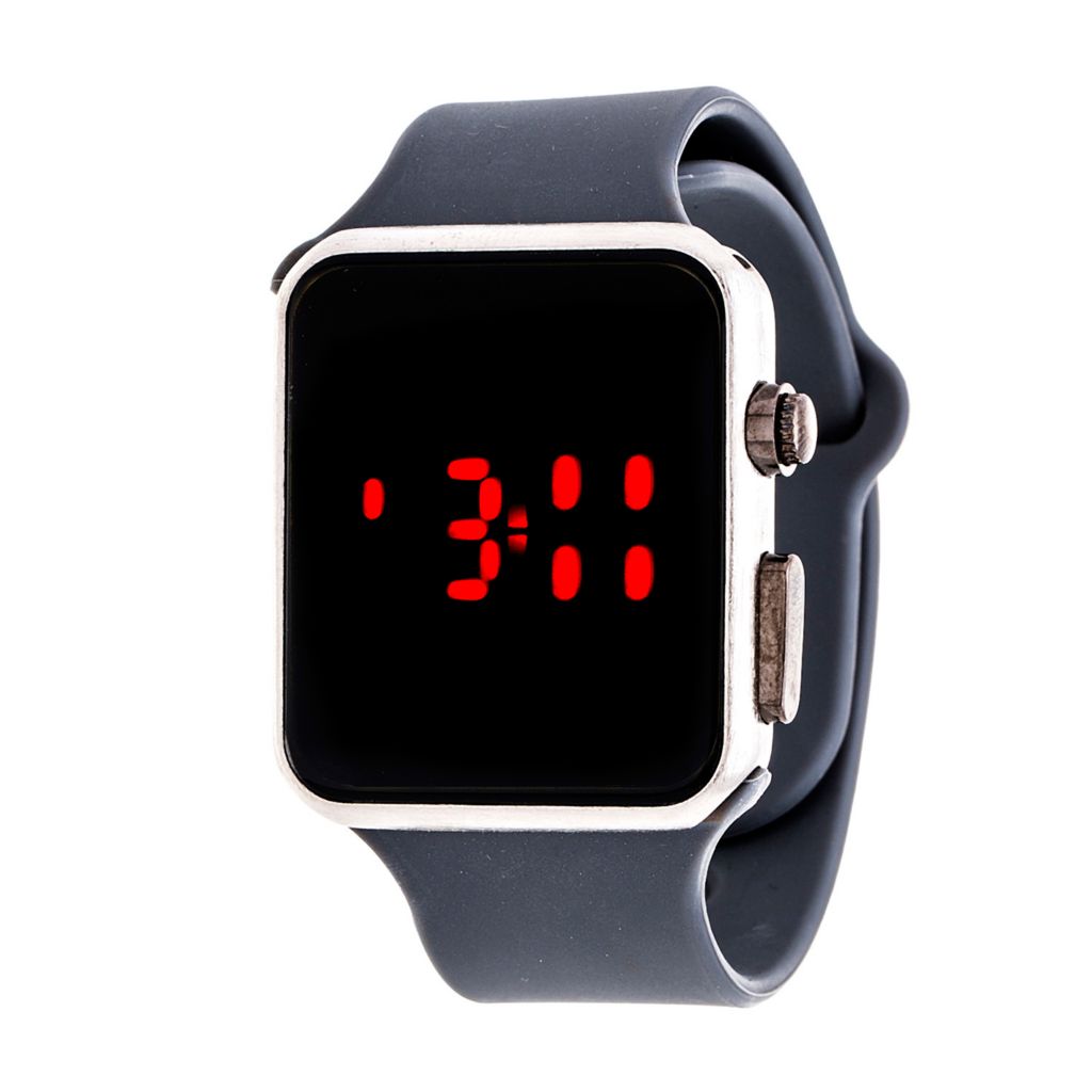 led silicone watch