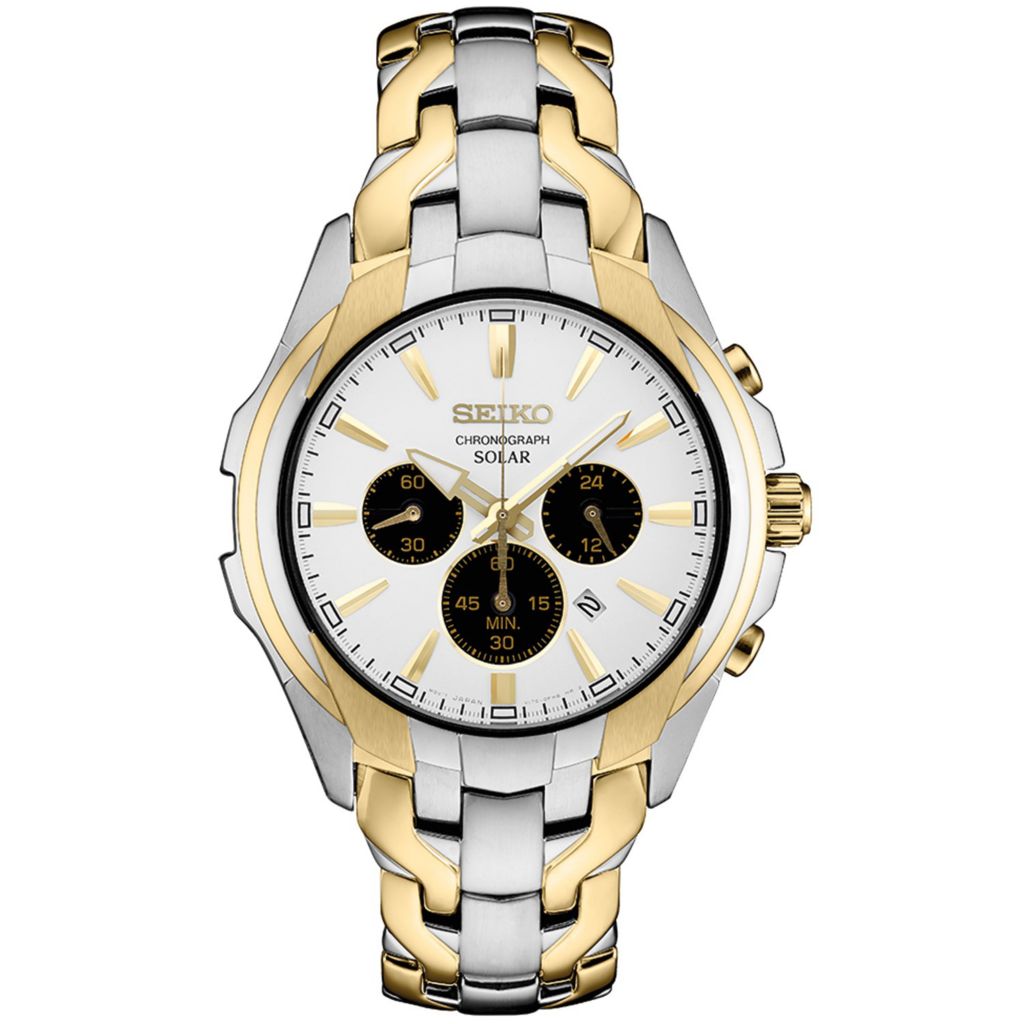 seiko 43mm men's chronograph
