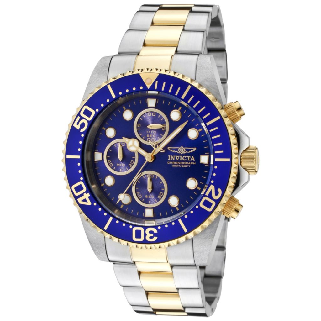 Invicta men's blue on sale dial