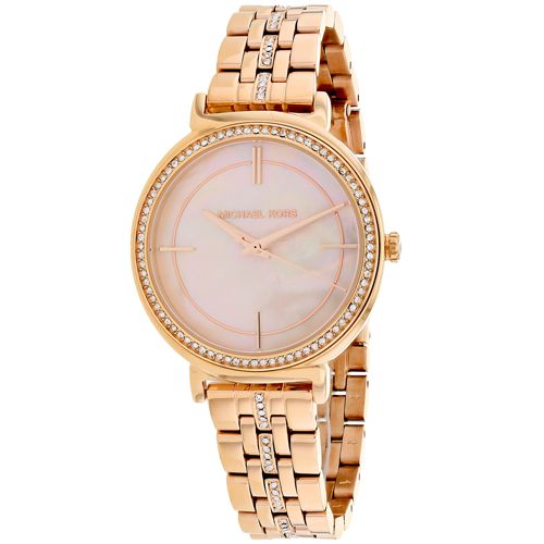 michael kors mother of pearl watch