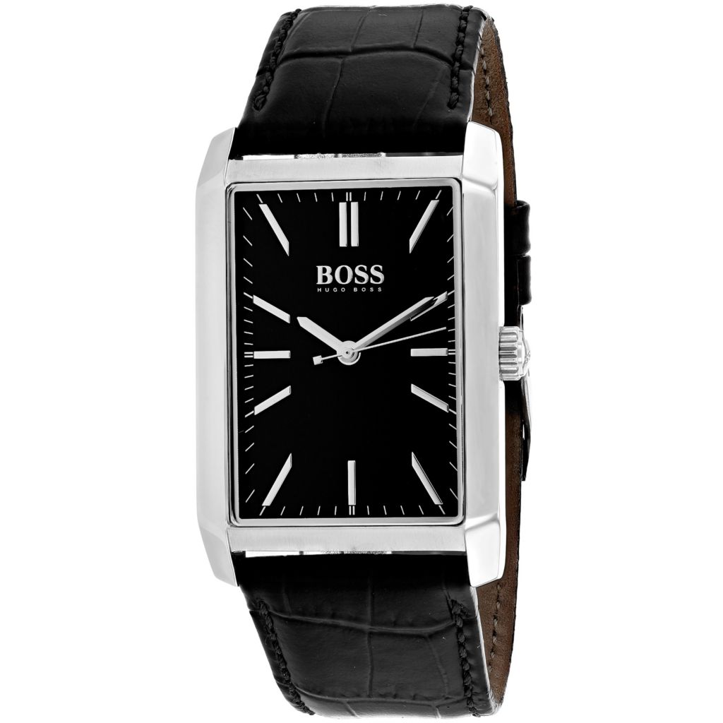 boss rectangular watch
