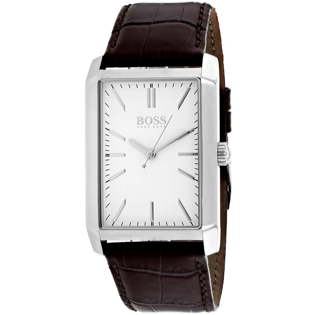 boss rectangular watch