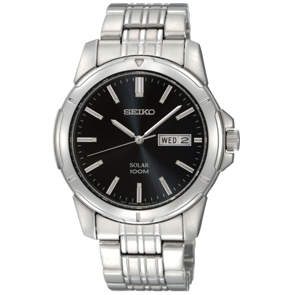 seiko day date solar