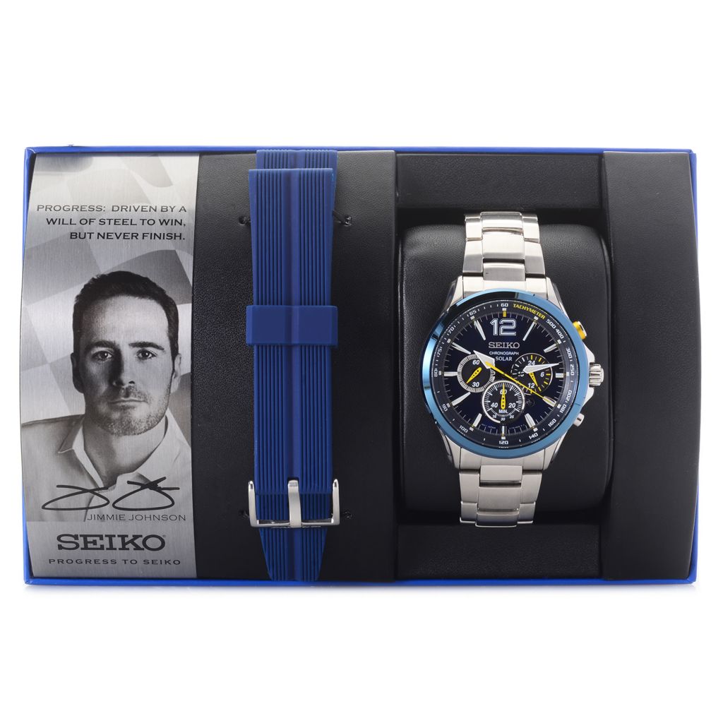 Seiko Men's 45mm Jimmie Johnson Special 