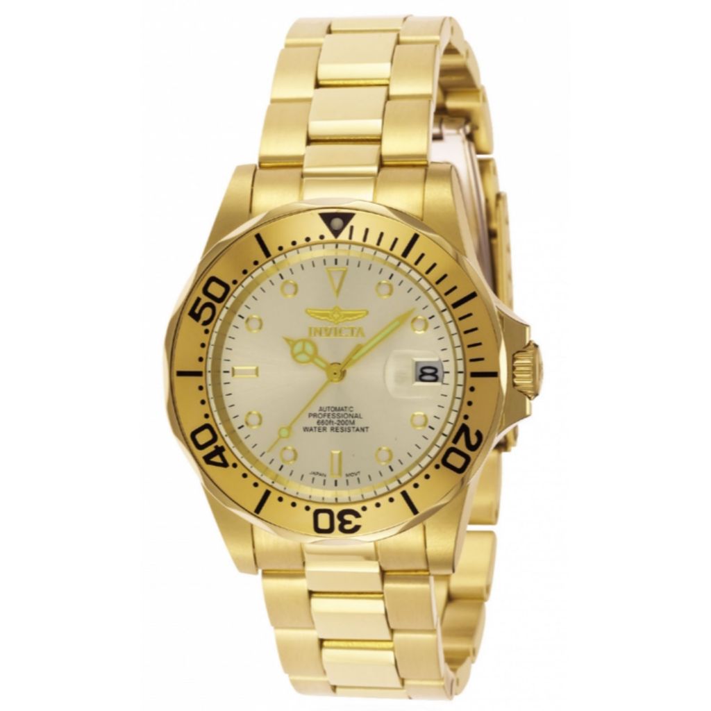 invicta gold pro diver