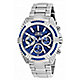 40mm Silver-tone / Blue watch