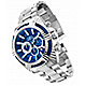 52mm Silver-tone / Blue watch unclasped