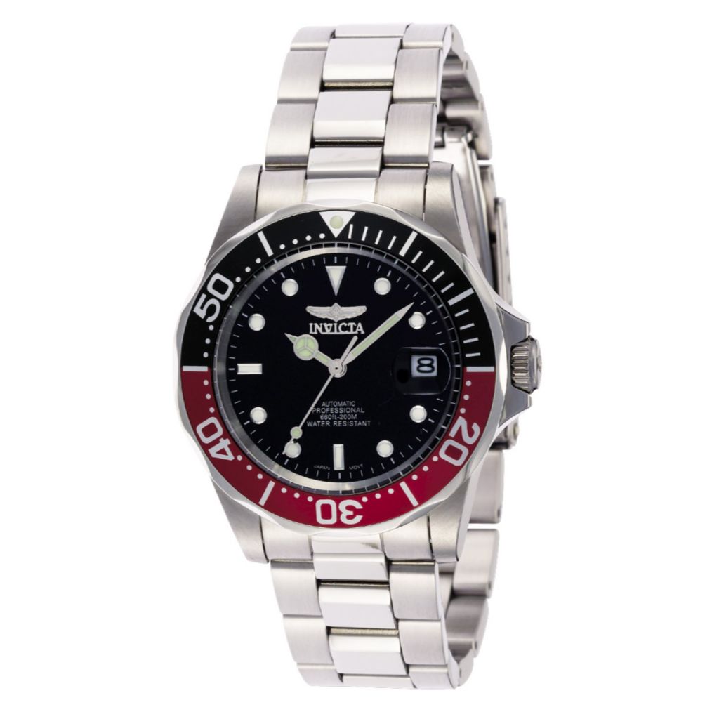 Invicta 40mm Pro Diver 9403 Automatic Date Red & Black Bezel