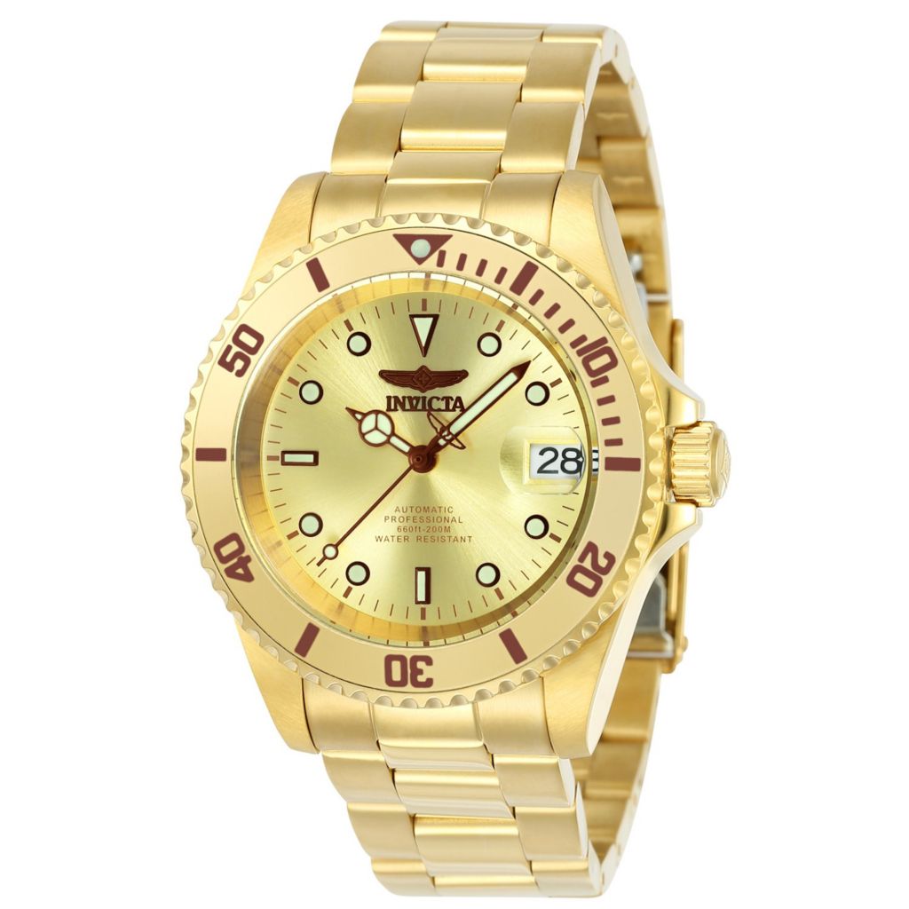 invicta men's pro diver stainless steel automatic watch
