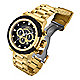 Gold-tone / Black watch side