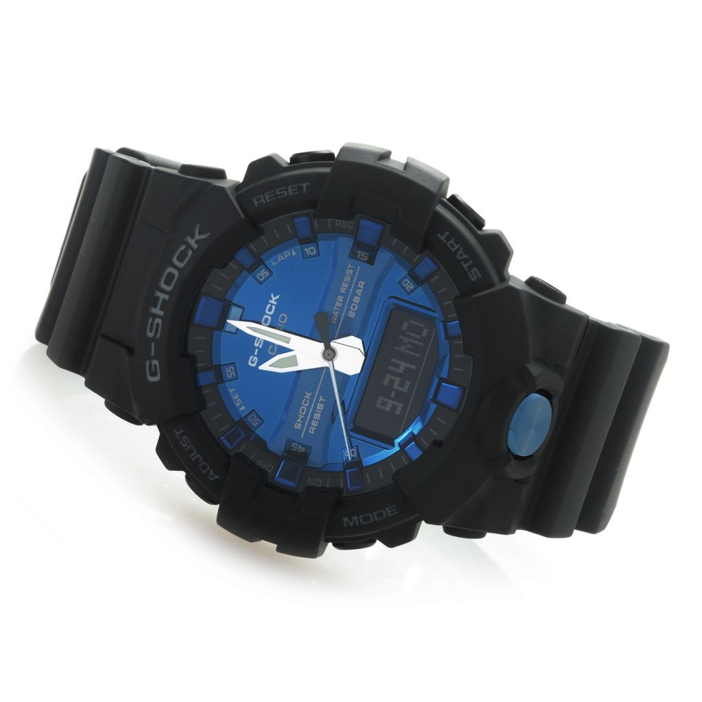 g shock blue dial