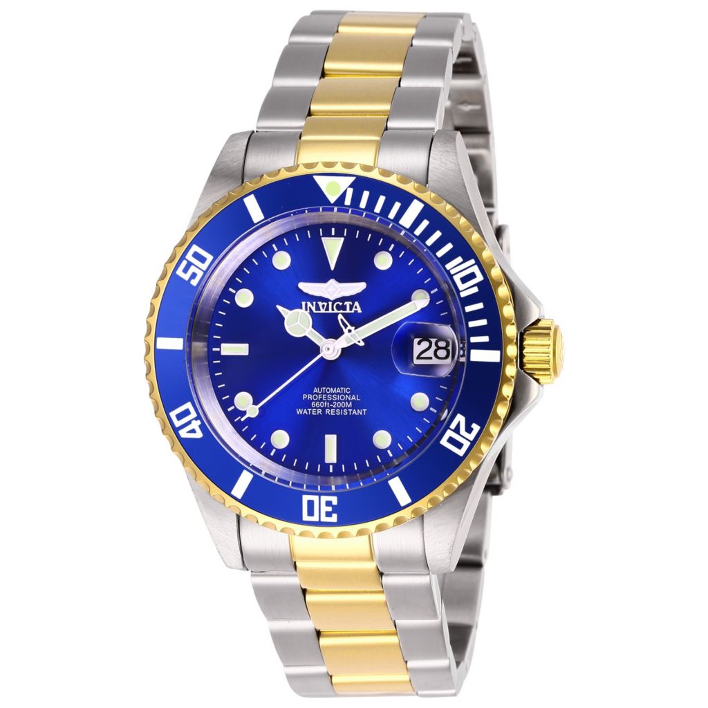 invicta pro diver blue face