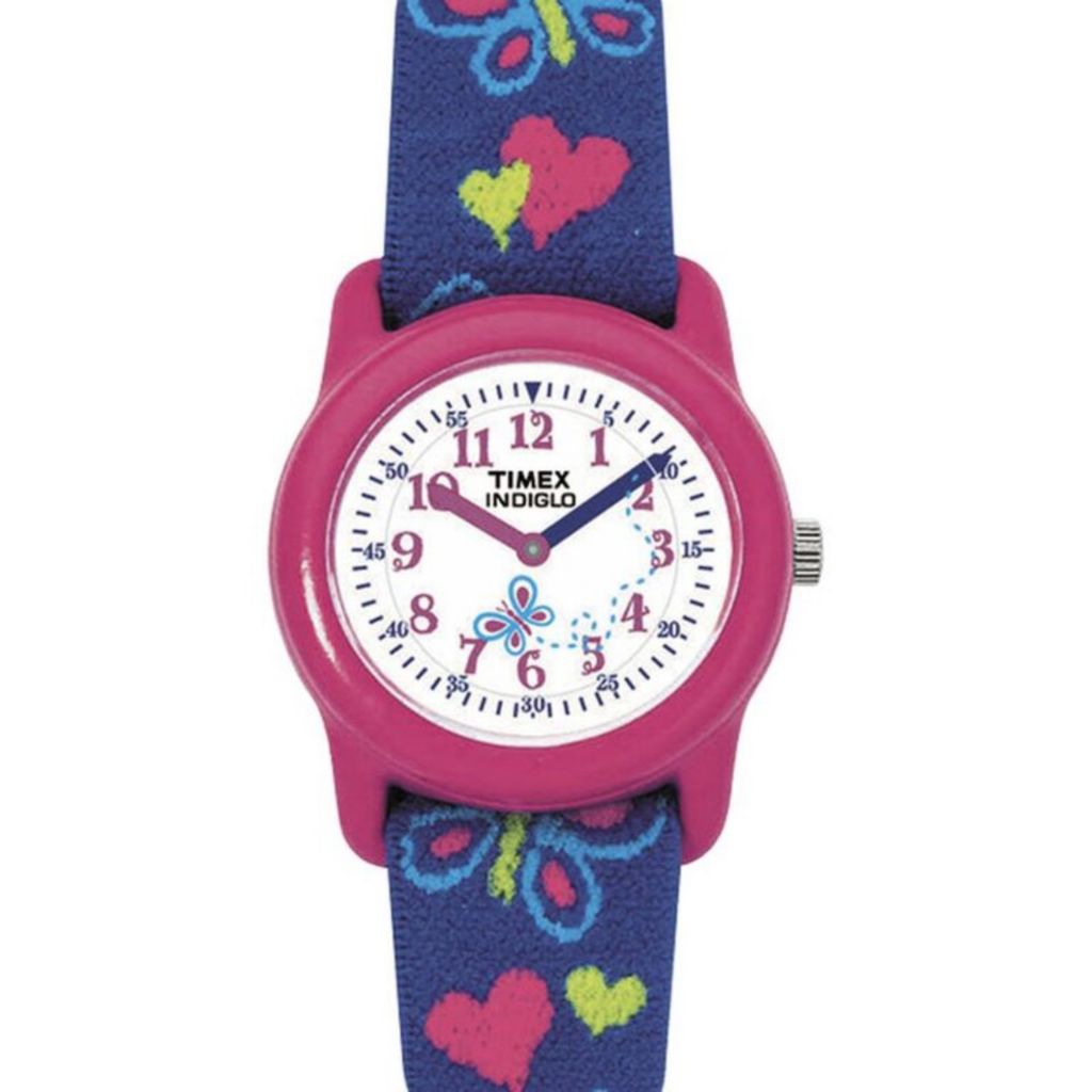 Timex purple teacher 2025 fabric strap watch