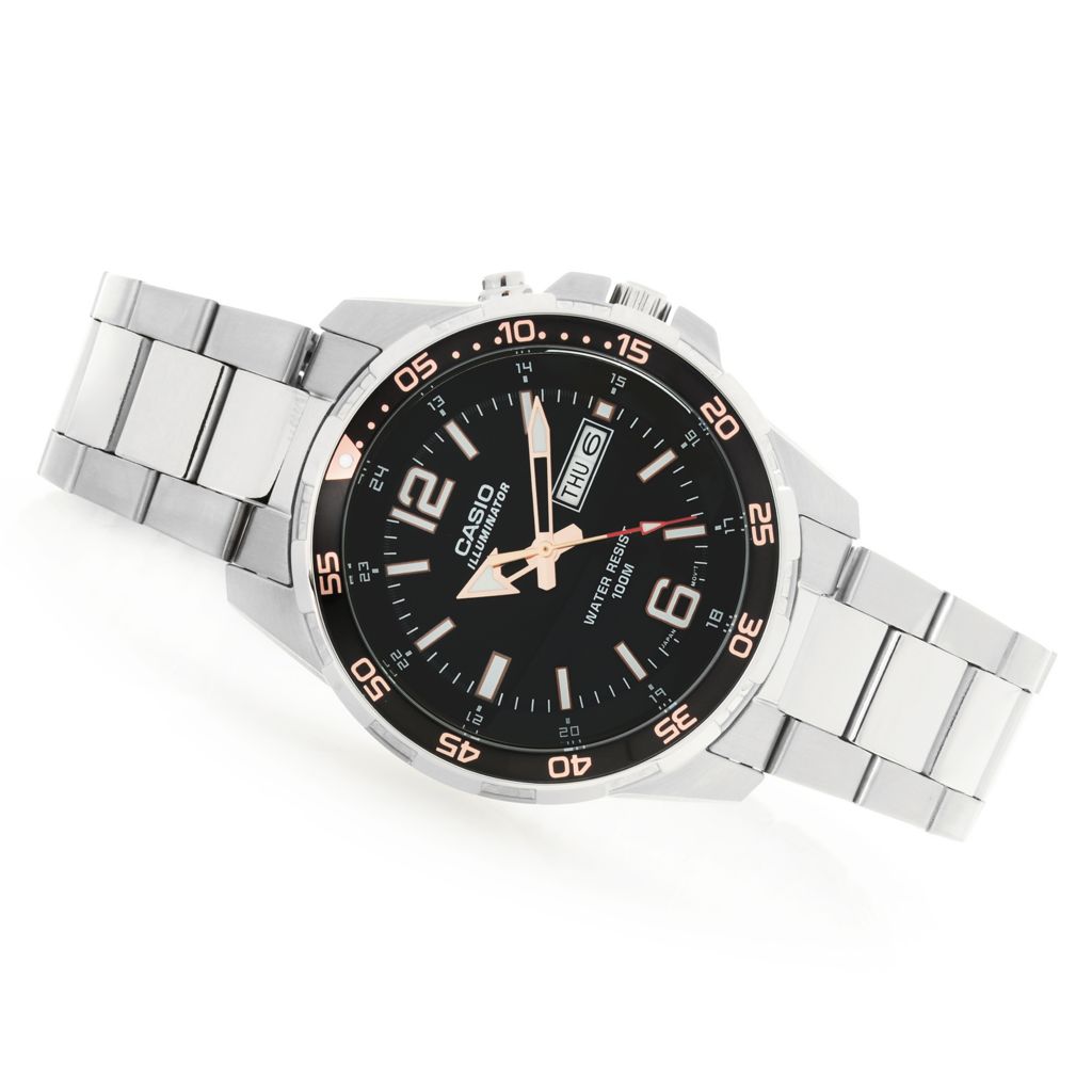 casio illuminator black watch