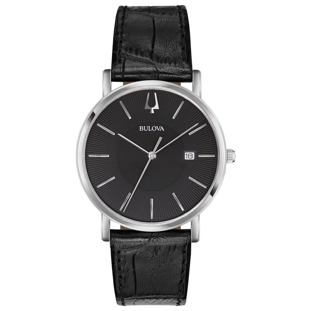 black leather strap for watch