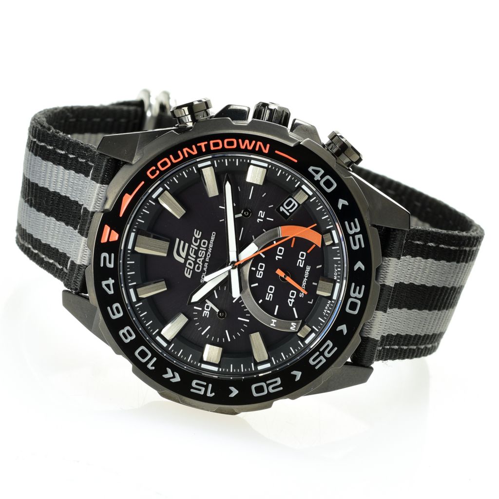 casio watch with nylon strap
