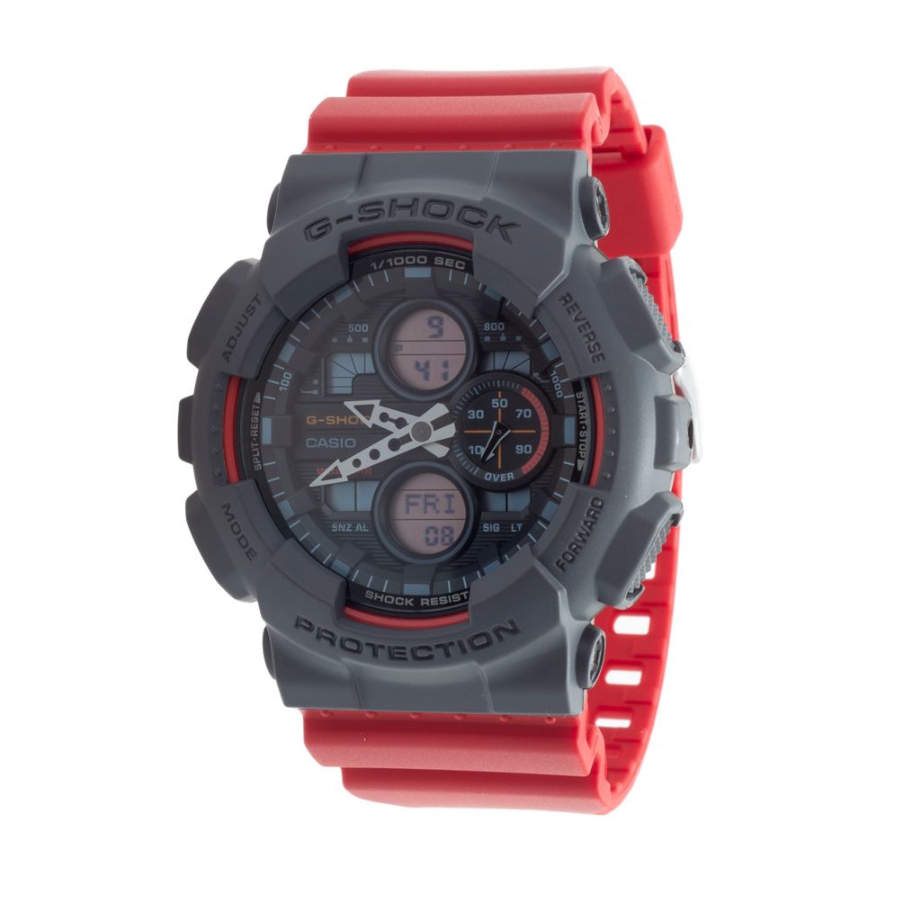 Casio 48mm G Shock Ga100 Quartz Ana Digi Multi Function Strap Watch Shophq