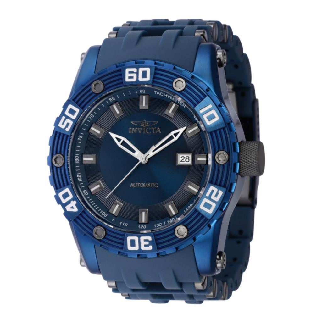 Invicta, Sea Spider 50mm, Automatic, Polyurethane, Bracelet Watch on sale  at shophq.com - 674-060