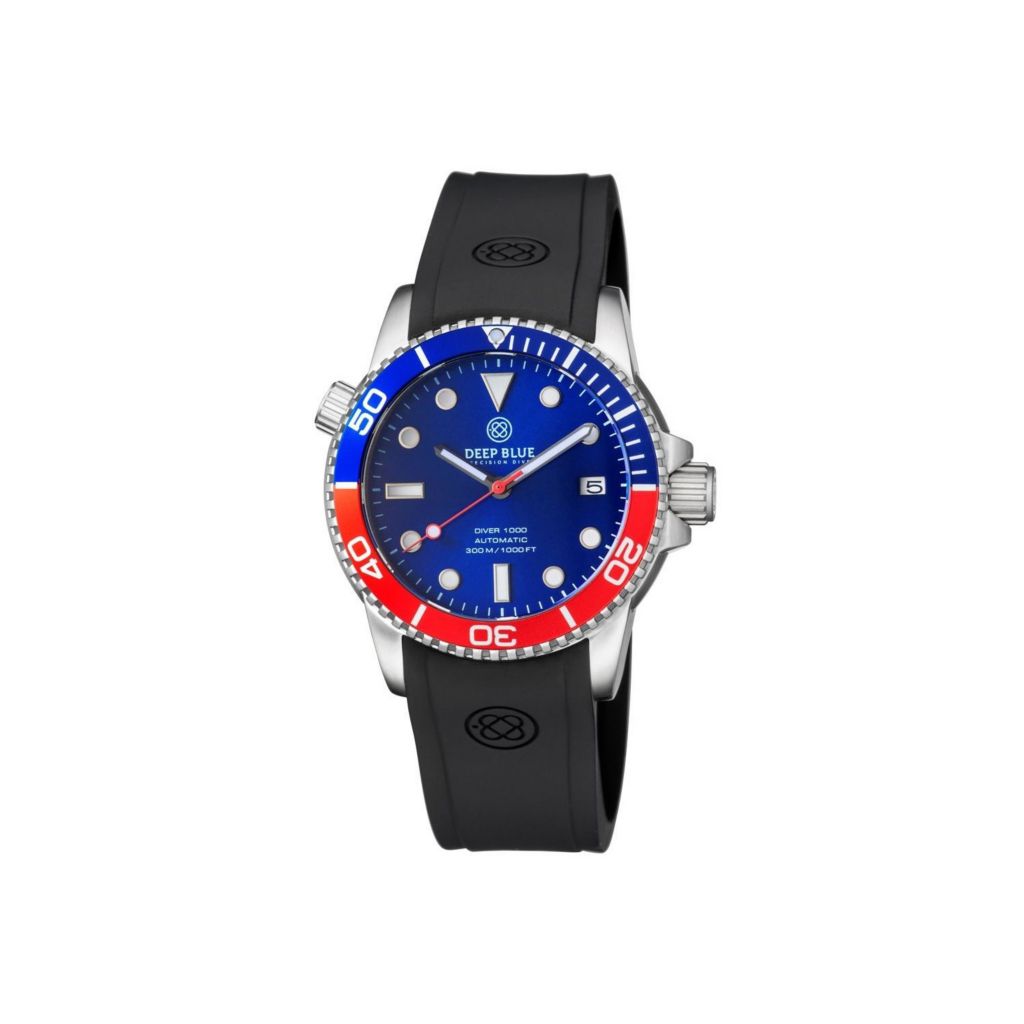 deep blue precision diver watch