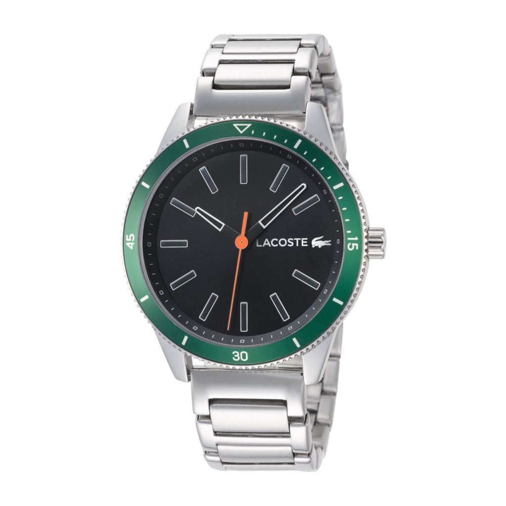 lacoste all stainless steel water resistant 5 atm