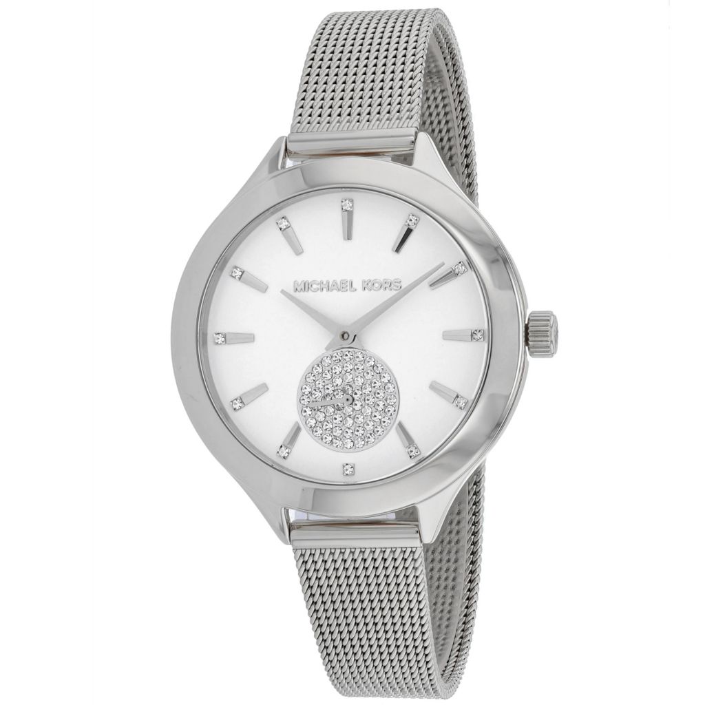 michael kors stainless steel women's watch