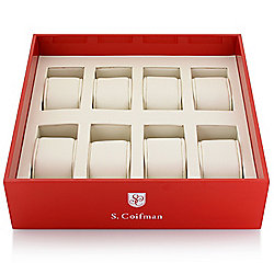 S. Coifman 8-Slot Watch Tray w/ Removable Cushions
