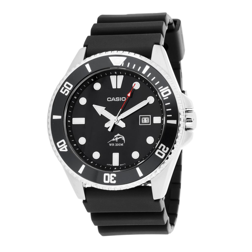 Casio 45mm MDV106 Quartz Solar Sport Diver Strap Watch