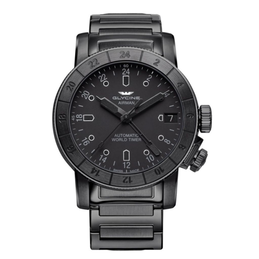 glycine airman automatic world timer