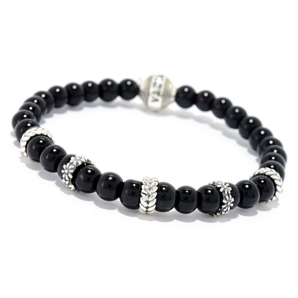 black stretch bracelet