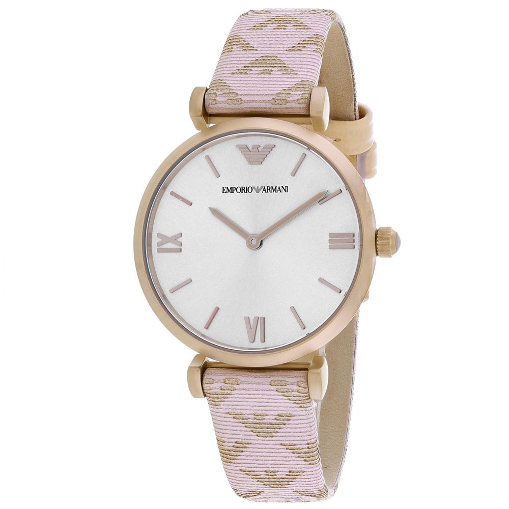 armani pink watch