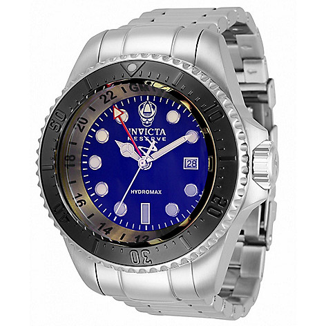Invicta Reserve Men's, 52mm Hydromax, Swiss Quartz GMT, Tinted Crystal,  Bracelet Watch on sale at shophq.com - 683-855