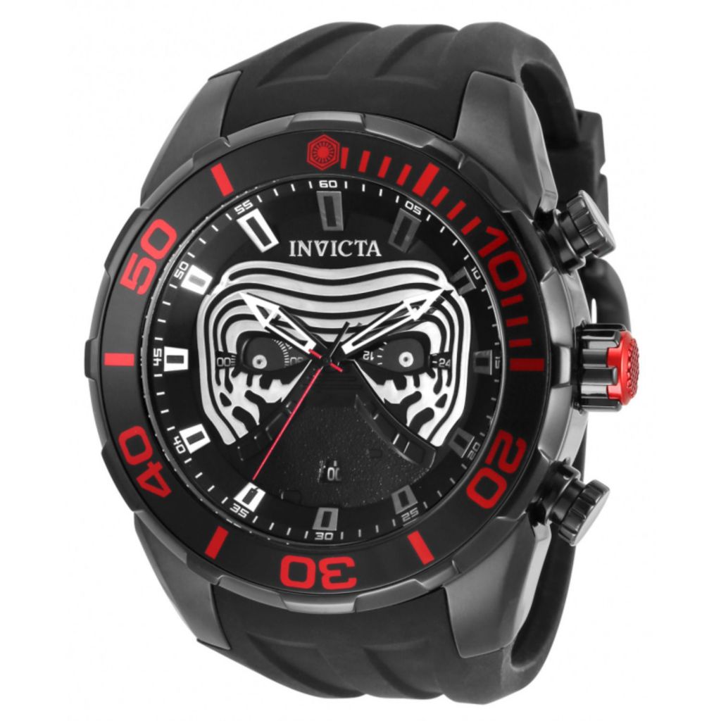 Invicta Star Wars Men s 50mm Pro Diver Limited Edition Quartz Chronograph Strap Watch ShopHQ