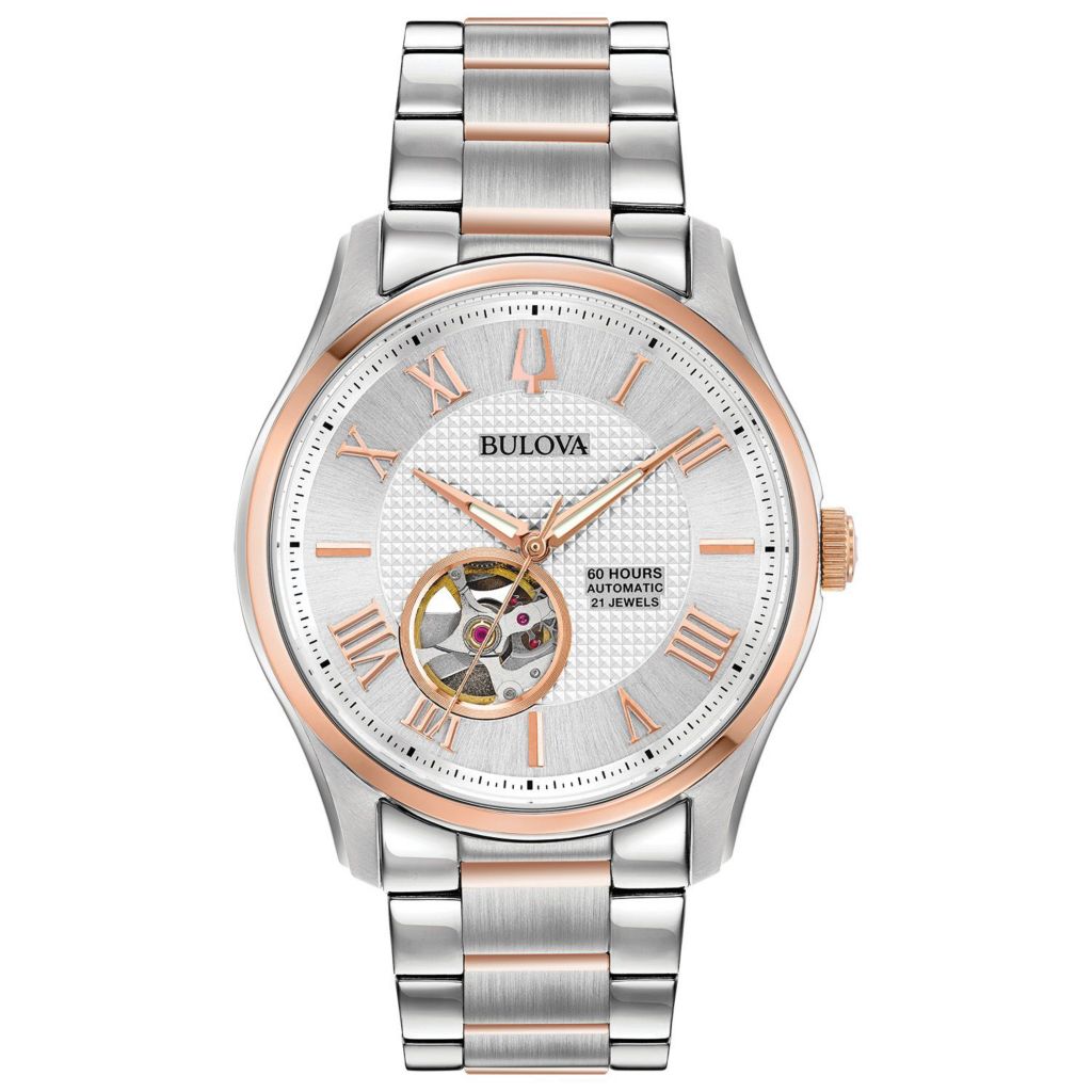 bulova open heart automatic