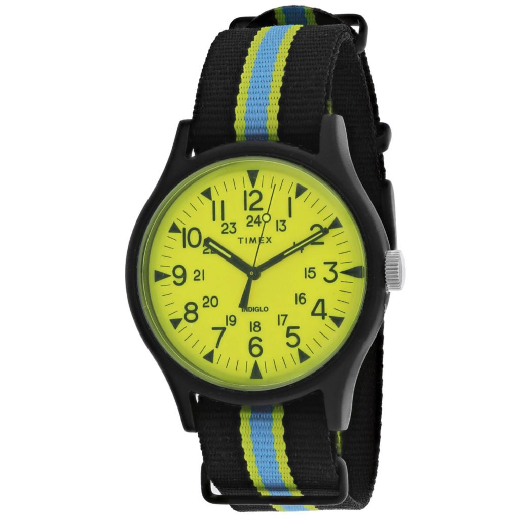timex yellow watch