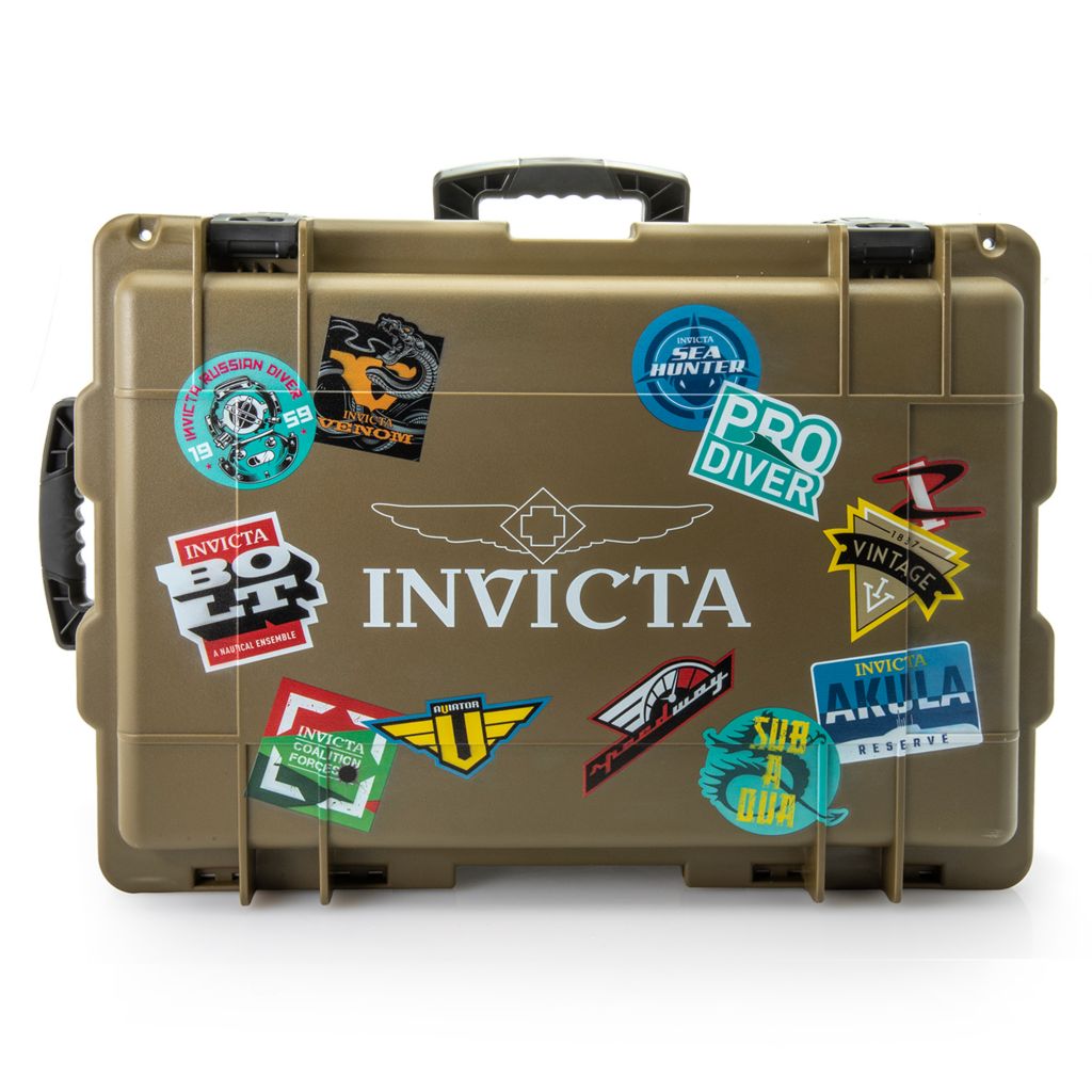 Invicta 50 Slot Impact Patch Rolling Dive Case on sale at shophq 687 346