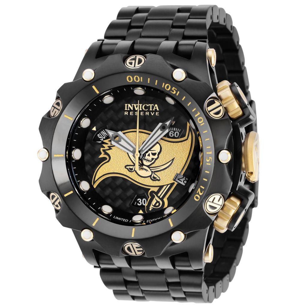 Invicta NFL Venom Fusion 52mm Black Label Swiss Quartz Watch