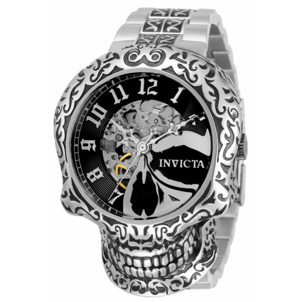 Invicta 2024 black skeleton 33967 50mm watch