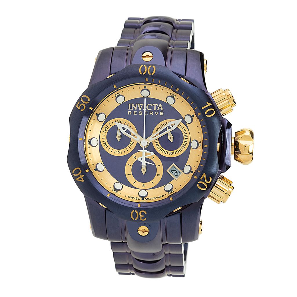 Invicta NFL 44mm or 52mm Venom Gen III Swiss Quartz Chronograph Strap Watch