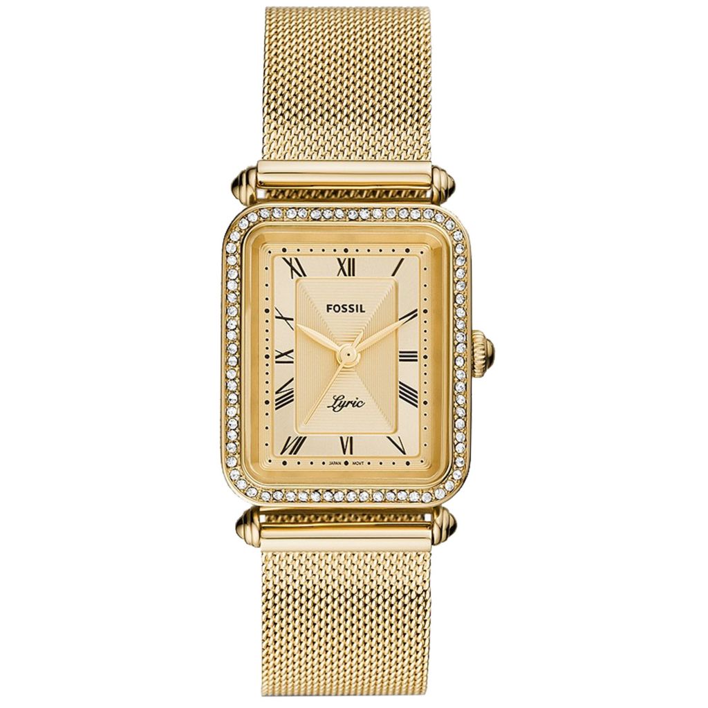 Marquee Peep rookie ShopHQ | Boutique Shopping | Fossil Women's Quartz Crystal Accented  Stainless Steel Bracelet Watch (ES4972) - ShopHQ.com